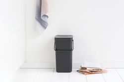 Cubo Basura Reciclaje 15l Gris