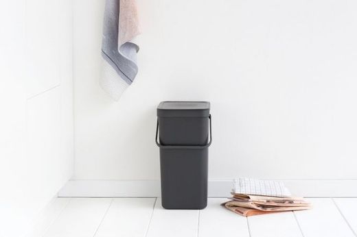 Cubo Basura Reciclaje 15l Gris