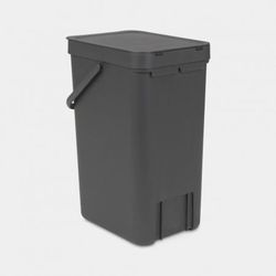 Cubo Basura Reciclaje 15l Gris