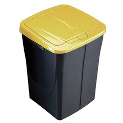 Cubo Ecobin 45l. Con Tapa Amarilla