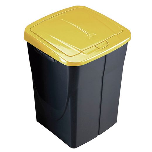 Cubo Ecobin 45l. Con Tapa Amarilla