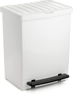 Cubo Pedal Blanco 25l. Tatay