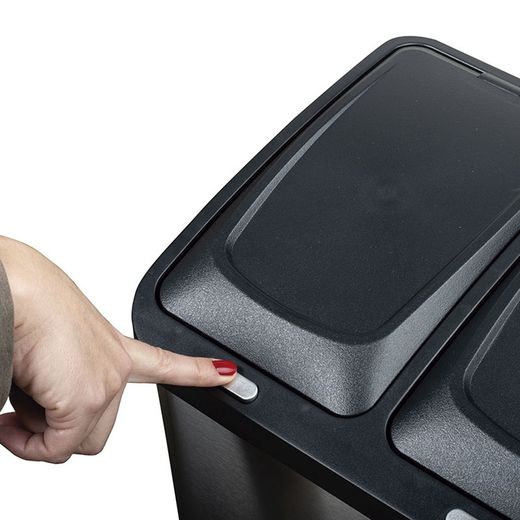 Cubo Pedal Ecologico 3 Compartimentos Habitex