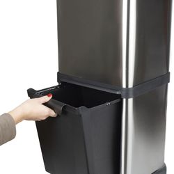 Cubo Pedal Ecologico 3 Compartimentos Habitex