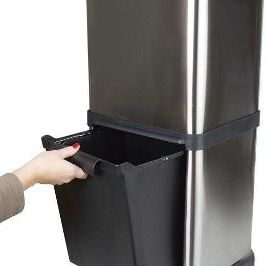 Cubo Pedal Ecologico 3 Compartimentos Habitex