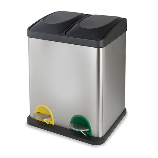 Cubo Pedal Ecologico Doble Crom. Habitex