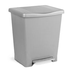 Cubo Pedal Millenium Gris 23l Tatay