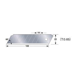 Cuchilla Cb-62 10 Uds. Tajima 22mm