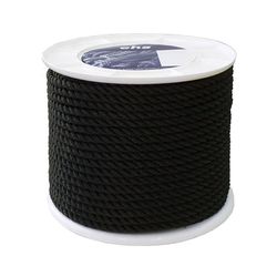 Cuerda Poliester 3C 10 Mm Negro Ehs