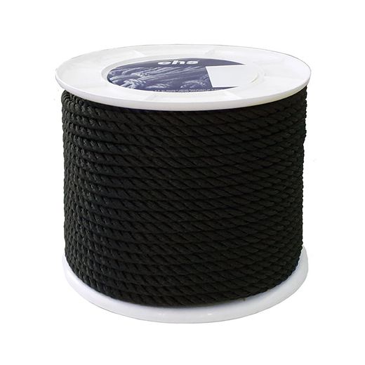 Cuerda Poliester 3C 10 Mm Negro Ehs