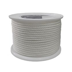 Cuerda Poliester 3C 8 Mm Blanco Ehs