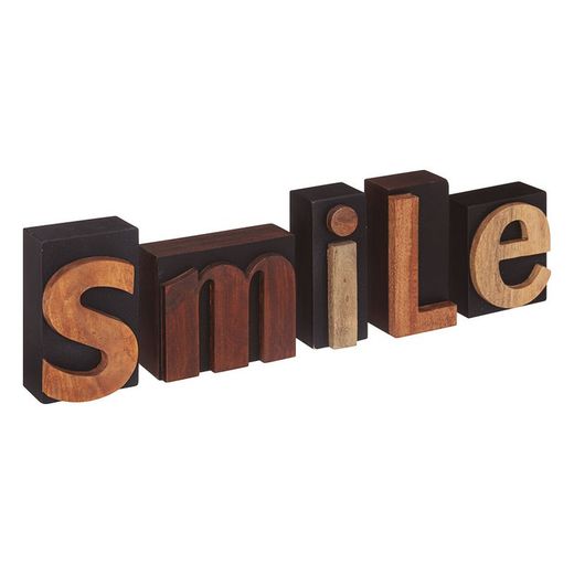 Decoracion Smile 58X7Xh.19 Cm.