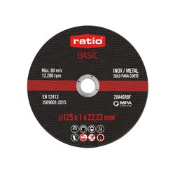 Disco Corte Inox/Metal Ratio Basic