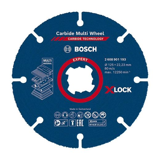 Disco Multimaterial Bosch Expert Carbide Multiwheel X-Lock