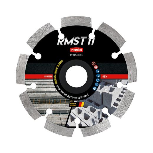 Disco Segm.Laser Rmst11 125 Mm.Ratio 3111A125 Ratio Accesorio para amoladora