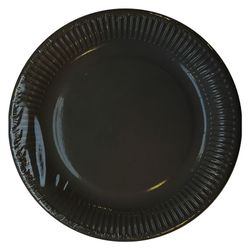 Display 12 Packs 12 Platos 23Cm. Negro