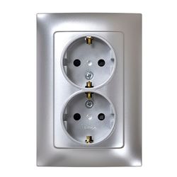 Doble Base Schuko Al Simon 10