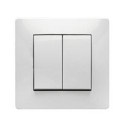 Doble Conmutador Habitat 15 10a-250v Bl.