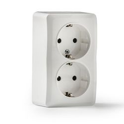 Doblebase Tt Lateral Superficie 16A-250V