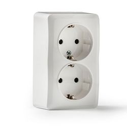 Doblebase Tt Lateral Superficie 16A-250V