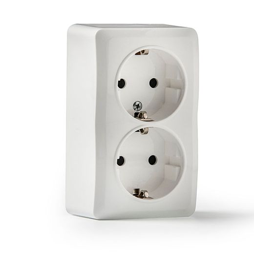 Doblebase Tt Lateral Superficie 16A-250V