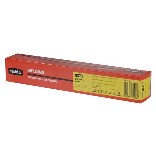 Electrodo Inox 316l 1,6x250 Paquete 326 Unidades Ratio