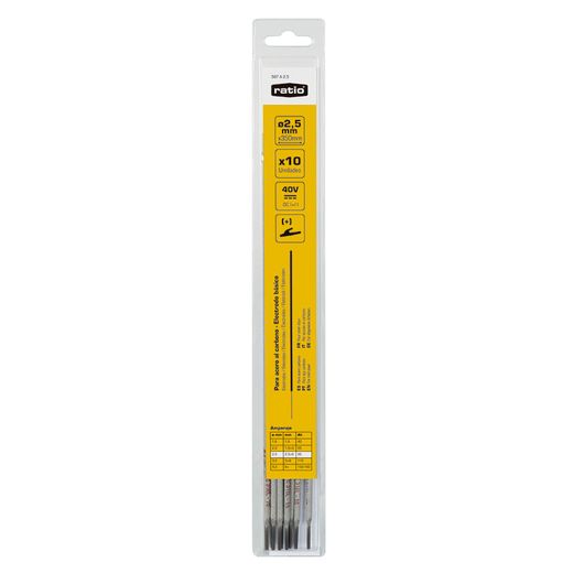Electrodo Basico 2.5mm. 10udad. Ratio