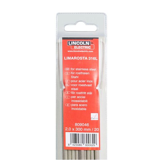 Electrodo Inox Lim.316l 2,5mm.Bl.10