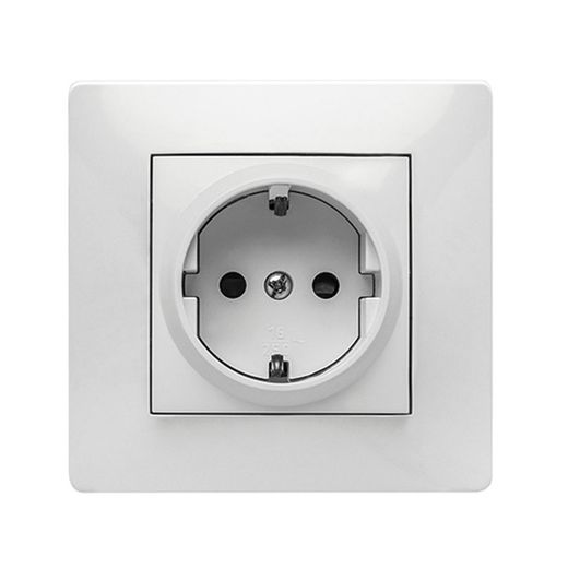 Enchufe Schuko Habitat15 16a-250v Blanco