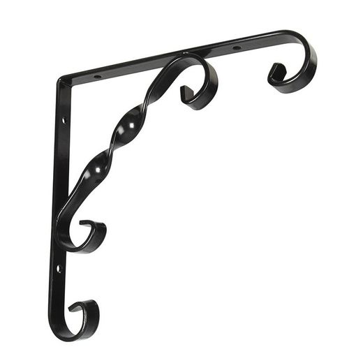 Escuadra Clasica Forja Negra 250x250mm