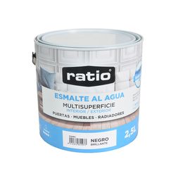 Esmalte Acril.Bte Mult. Ng.Ratio 2.5L