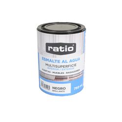 Esmalte Acril.Bte Mult.Ng.Ratio 750Ml