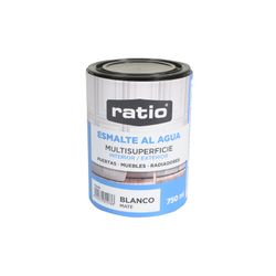 Esmalte Acril.Mate Mult. Bl.Ratio 750Ml