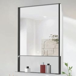 Espejo Baño Led C/Estante 31W.70X80Cm.