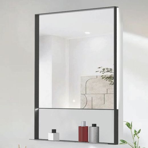Espejo Baño Led C/Estante 31W.70X80Cm.