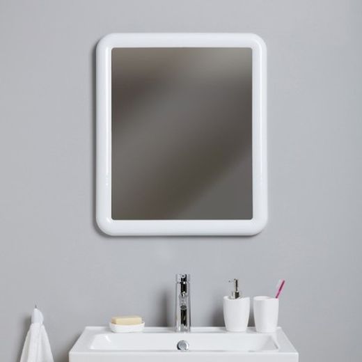 Espejo Rectangular 650x550 Blanco