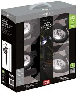 Estaca Solar Spotlight Pack 4