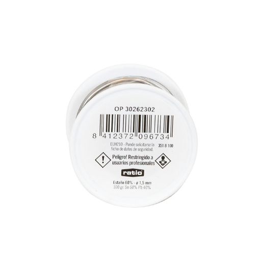 Estaño 60% 1,5mm.100gr