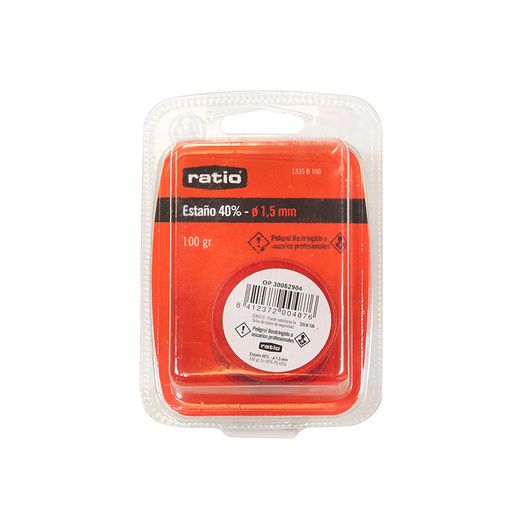 Bobina Estaño 40% 1,5mm 100g