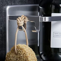 Estante Baño Aluminio Rectangular Moon