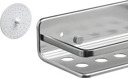 Estante Baño Aluminio Rectangular Moon