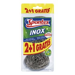 Estropajo Metálico 3 Unidades Spontex