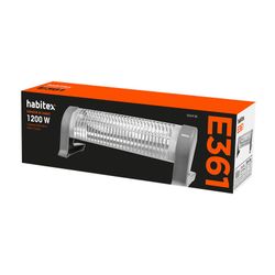 Estufa Cuarzo E361 Habitex Con Base Fija 1.200 W