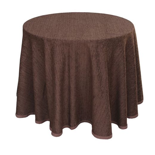 Faldon Chenilla Mesa Camilla 90Cm.Marron