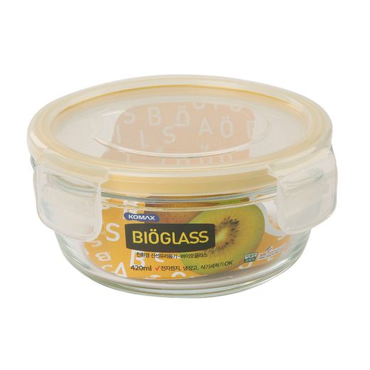 Taper Fiambrera Hermet. Bioglass 420ml 139mm