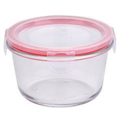 Taper Fiambrera Hermética Redonda 500ml Cristal Toledo