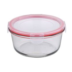 Taper Fiambrera Hermética Redonda 800ml Cristal Toledo