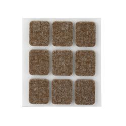 Fieltro Lana Adh.29x23 Marron Bl 9 Pieza