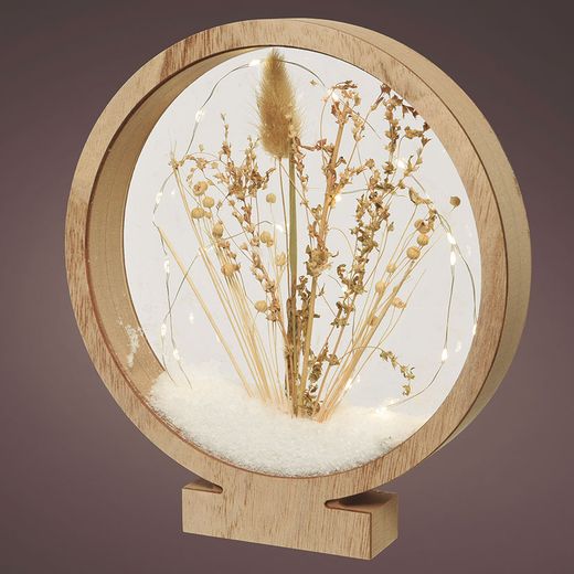 Figura Luminosa Madera 25X27,5 Cm.
