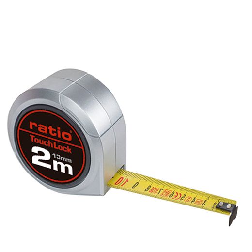 Flexometro Cinta 13/2mts.Touch Lock Rati